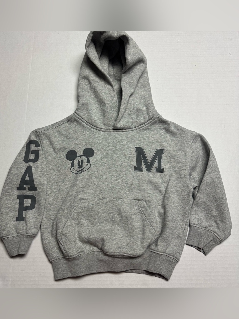 Baby Gap x Disney Toddler Gray Mickey Mouse Hoodie Sweatshirt Size: 5 Toddler